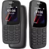 Nokia 106 TA-1114 Dual SIM 4MB melns OEM