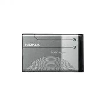 Nokia BL-5C Li-Ion akumulators 850 mAh Nokia 10X, 111, 12XX, 130, 16XX, 1800, 20X, 215, 222, 27XX, 31XX, C1, C2, X2, Asha 20X