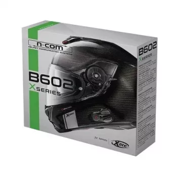 Nolan N-Com B602 X Motocikla Bluetooth interkomu sistēma - vienas komplekts, melns