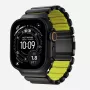 NOMAD Stratos Band - Titāna aproce Apple Watch 49mm ar FKM (Melnais titāns, Volt FKM)