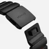 NOMAD Stratos Band - Titāna aproce Apple Watch 49mm ar FKM (Melnais titāns, Ultra oranžs FKM)