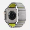 NOMAD Stratos Band - Titāna aproce Apple Watch 49mm ar FKM (Dabīgais titāns, Volt FKM)