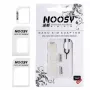 Noosy NS-SIM-WH SIM kartes adapteru komplekts balts (Nano/Micro uz Micro/Standard, 3 adapteri + izņemšanas tapa)