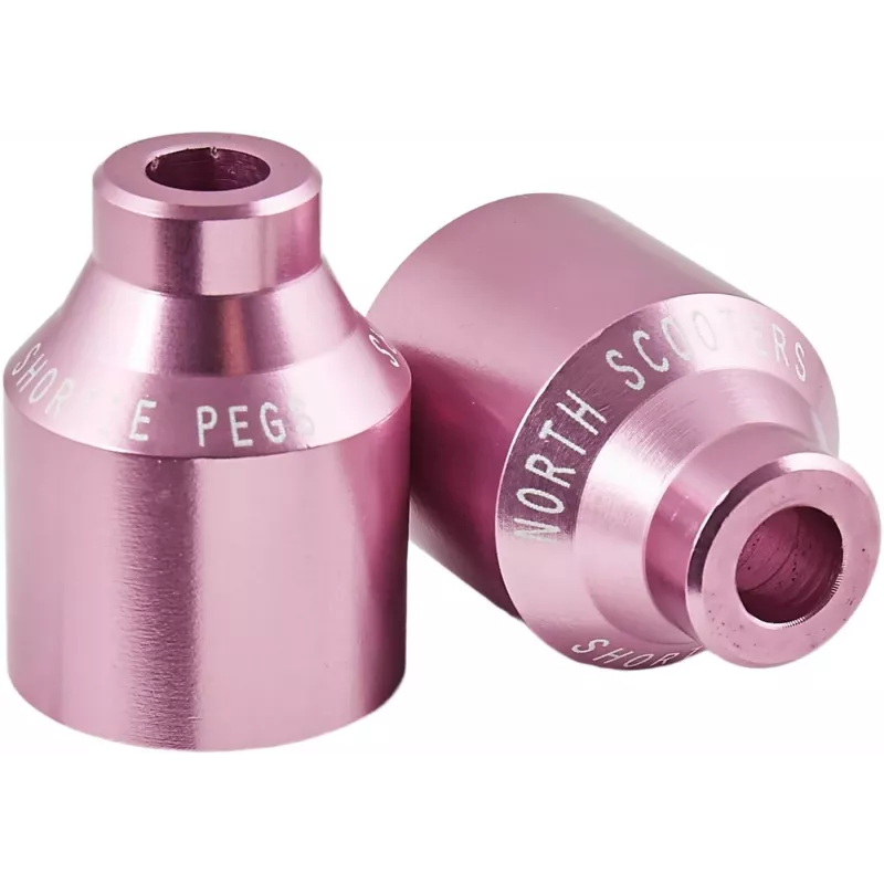 North Shortie Pro Scooter Peg - Melns anodēts 50mm (Pāris)