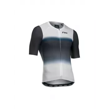 Northwave Blade Air Jersey īsām piedurknēm vīriešu riteņbraukšanas krekls balts/melns L izmērs