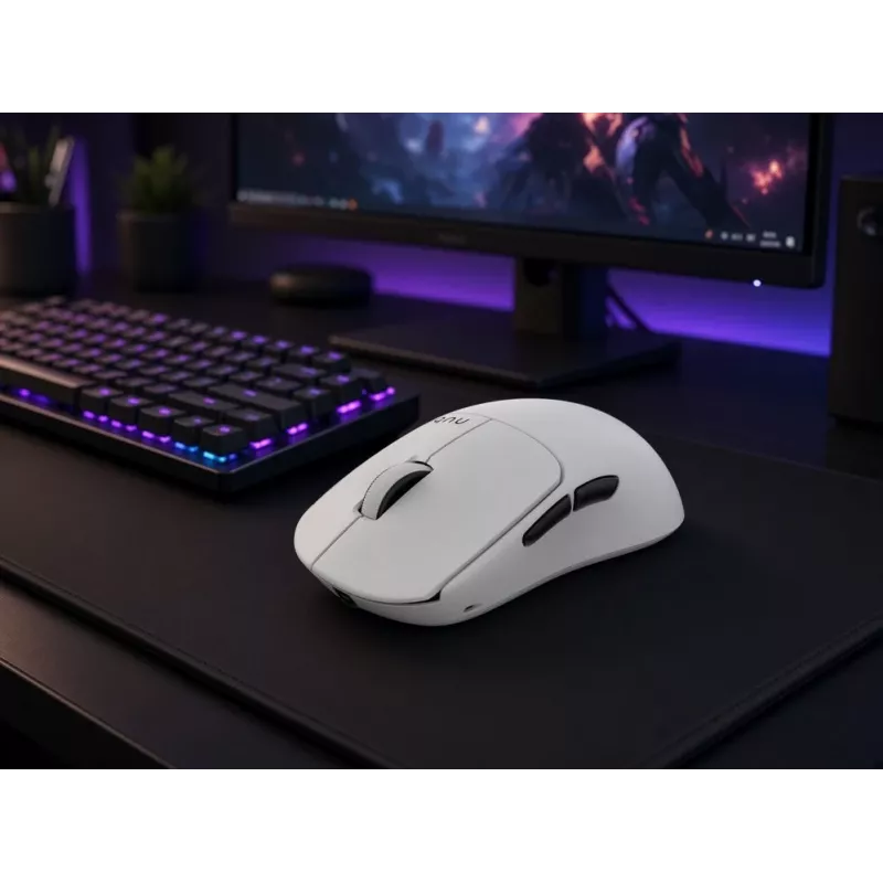 Nubi Mouse NM1 bezvadu balta pele