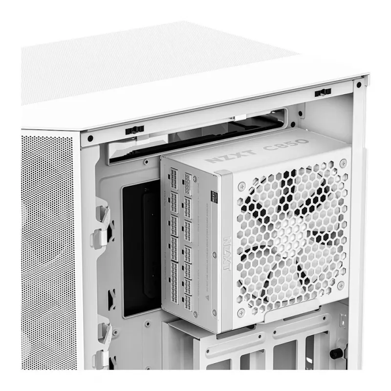 NZXT C850 Gold ATX 3.1 pilnībā modulārs barošanas bloks - 850W, 80 PLUS Gold, balts