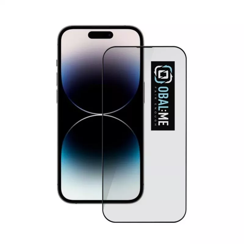 OBAL:ME 5D stikla ekrāna aizsargs Apple iPhone 14 Pro melns