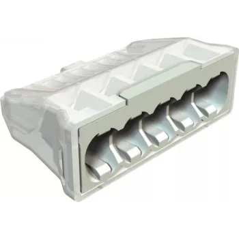OBO BETTERMANN 61 525 LGR spiediena savienotājs 5-poliem 0,5-2,5mm² gaiši pelēks RAL7035 2054507