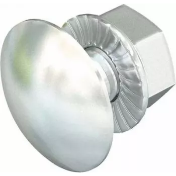 OBO BETTERMANN FRSB 6x12 A2 plakana apaļa galva skrūve ar kombinēto uzgriezni M6x12 nerūsējošais tērauds 1.4301 2B 6406138