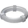 OBO BETTERMANN cinkota tērauda stiepļu trose 5mm x 10m, 6x7 konstrukcija, DIN 3055, 14,7 kN pārrāvuma slodze (5303222)