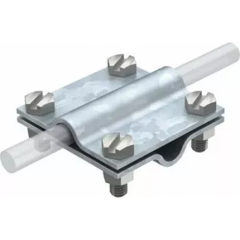 OBO Bettermann vertikālais krusta savienotājs 8-10x8-10 mm elektrogalvanizēts tērauds tips 251 (5312035)