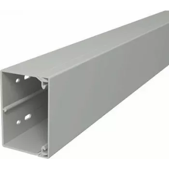 OBO BETTERMANN WDK 60090 Sienas un griestu kabeļu kanāls 60x90mm Akmens pelēks 2m 6022006
