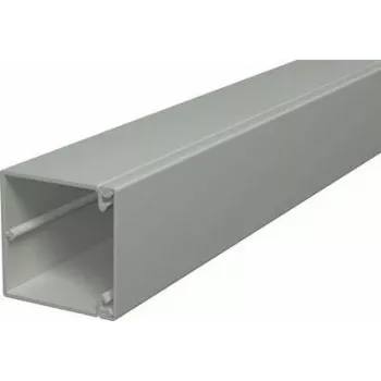 OBO BETTERMANN WDK60060GR kabeļu kanāls 60x60x2000mm pelēks PVC ar apakšējo perforāciju 6025668