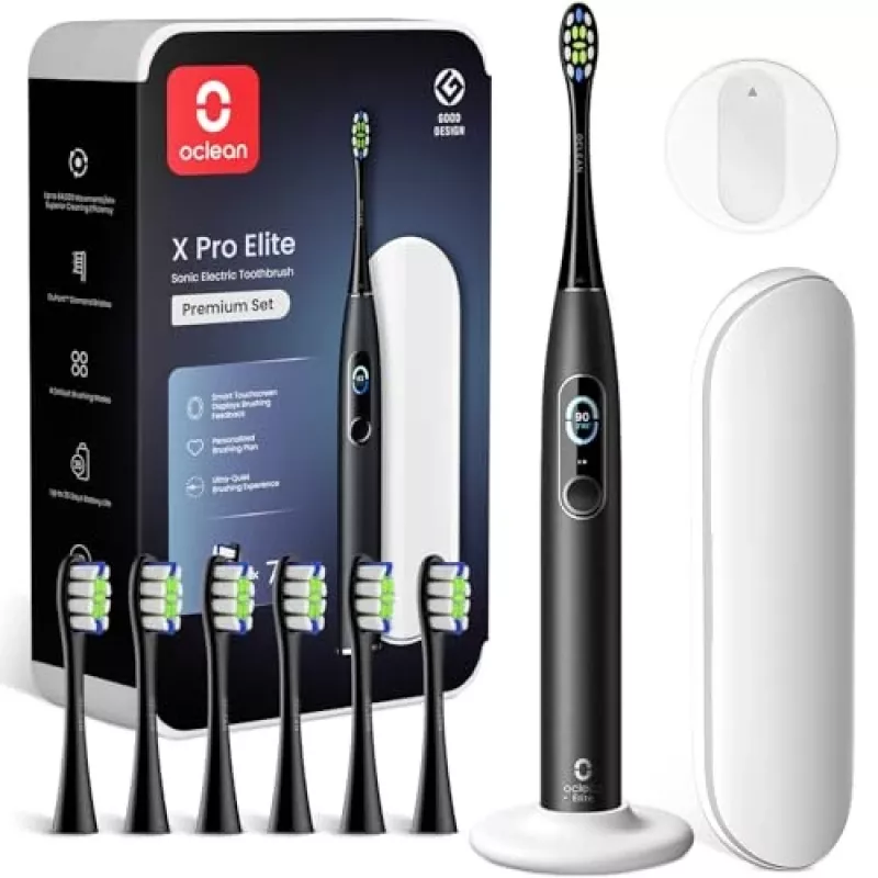 OCLEAN X Pro Elite Premium Set Electric Toothbrush Black