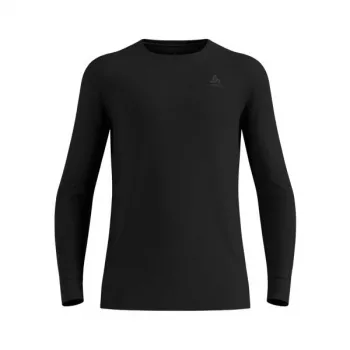 Odlo BL Top apkakle ar garām piedurknēm Merino 260 vīriešu apakškrekls, melns, L izmērs