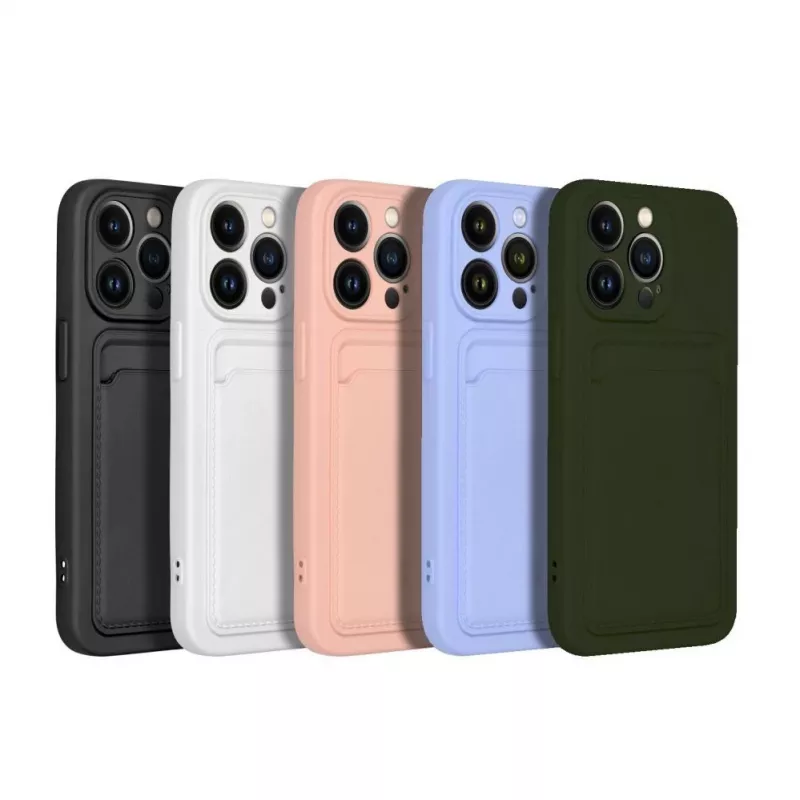 OEM Maciņš iPhone 15 Pro Max Card Case Balts