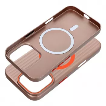 OEM Maciņš iPhone 15 Pro Max Simply Saderīgs ar MagSafe Titanium Desert