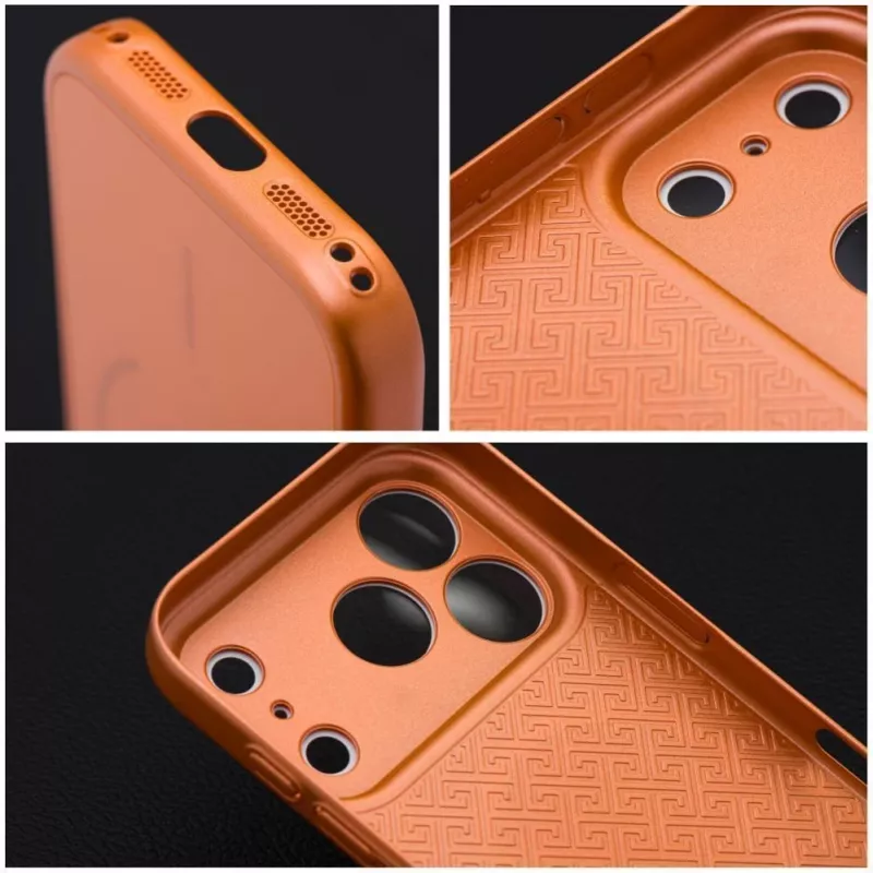 OEM Maciņš iPhone 17 AIR Make 17 saderīgs ar MagSafe Oranžs