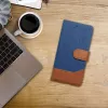 OEM Flip Case iPhone 16 Pro Max Jeans Book Blue