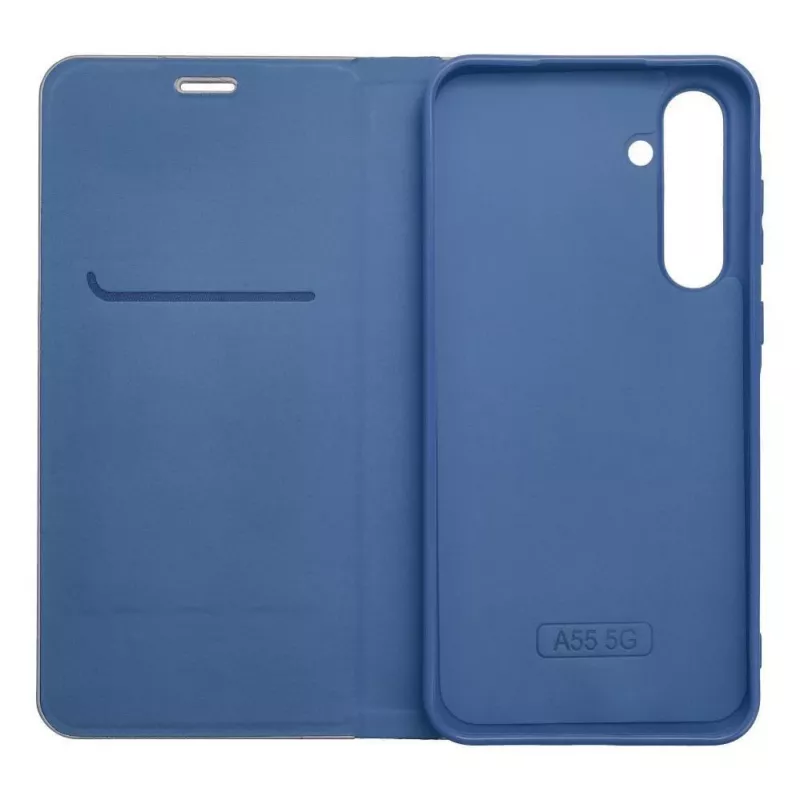 OEM Flip Case Samsung A54 5G Luna Book Carbon Blue