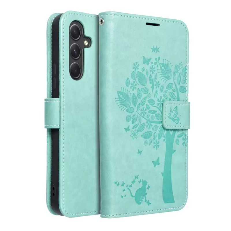OEM Flip Case Samsung Galaxy A54 5G Mezzo Book Tree Green