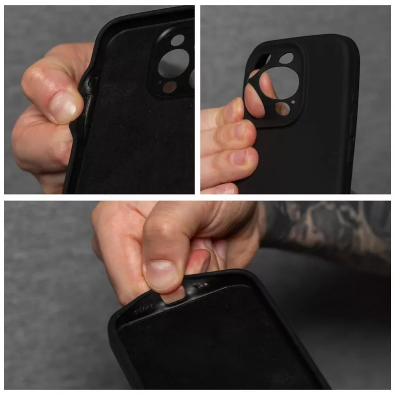 OEM Silikona Maciņš Apple iPhone 16 Pro Max 2mm Melns