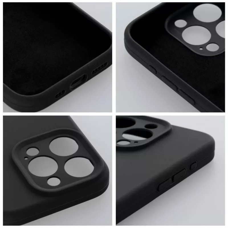 OEM Silikona Maciņš Apple iPhone 16 Pro Max 2mm Melns