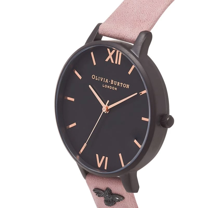 Olivia Burton Enchanted Garden sieviešu pulkstenis OB16ES09 38 mm rozā zelts