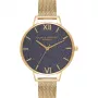 OLIVIA BURTON Wishing Star sieviešu pulkstenis OB16GD75 - 34 mm rozā zelta nerūsējošā tērauda siets