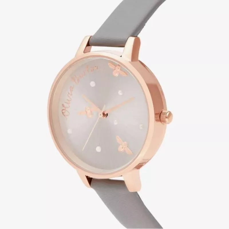 OLIVIA BURTON Wishing Star Sieviešu Pulkstenis OB16PQ03 34 mm Rožu Zelts