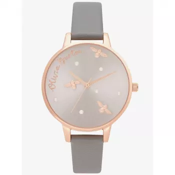 OLIVIA BURTON Wishing Star Sieviešu Pulkstenis OB16PQ03 34 mm Rožu Zelts