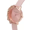 Olivia Burton Sieviešu Celestial kvarca rokas pulkstenis 30 mm rozā zelta nerūsējošā tērauda siets OB16CB11