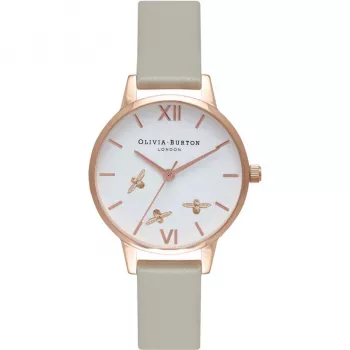 Olivia Burton Sieviešu Celestial Pulkstenis OB16CH03 - 30mm Rožu zelta nerūsējošais tērauds