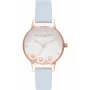 OLIVIA BURTON Sieviešu debesu pulkstenis OB16CH04 - 30mm rožu zelta nerūsējošais tērauds