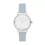 Olivia Burton Sieviešu Celestial Pulkstenis OB16SG07 - 30mm Rožu Zelta Toņa Nerūsējošā Tērauda Korpuss, Pelēka Ādas Siksniņa