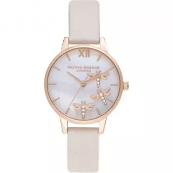 Olivia Burton Sieviešu OB16GB01 Mirdzošs Ciparnīcas Nerūsējošā Tērauda Pulkstenis 30 mm