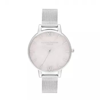 Olivia Burton Sieviešu Sparkle Butterfly Pulkstenis OB16SP18 - 38mm Rožu zelta nerūsējošais tērauds