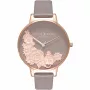 Olivia Burton Sieviešu Sparkle Florals Pulkstenis OB16FS99 - 38mm Roze Zelts Nerūsējošais Tērauds