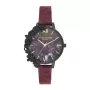 OLIVIA BURTON Sieviešu pulkstenis OB16AD44 Pelēka ādas siksniņa 34mm