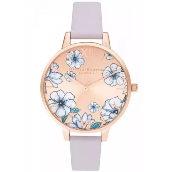 OLIVIA BURTON Sieviešu pulkstenis OB16AN03 (34 mm) Roze zelta tonēts nerūsējošā tērauda siets