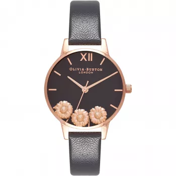 OLIVIA BURTON Sieviešu pulkstenis OB16CH05 Roze zelts 30 mm