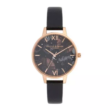 OLIVIA BURTON Sieviešu pulkstenis OB16GD22 34mm Zelts Nerūsējošā tērauda siets Kvarcs