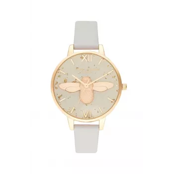 OLIVIA BURTON Sieviešu Pulkstenis OB16GD37 34 mm Zelts Nerūsējošais Tērauds