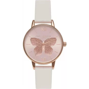 OLIVIA BURTON Sieviešu pulkstenis OB16MB16 30 mm Rožu zelts Nerūsējošā tērauda siets