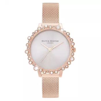 Olivia Burton Sieviešu Pulkstenis OB16US50 30mm Roze Zelts Nerūsējošais Tērauds