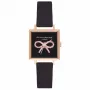 OLIVIA BURTON Sieviešu pulkstenis OB16VB03 22,5mm Rožu zelta pārklājuma nerūsējošā tērauda korpuss, pelēka ādas siksniņa