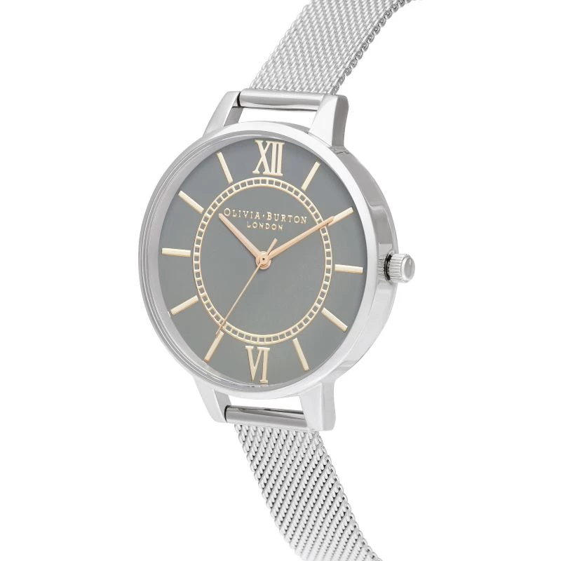 OLIVIA BURTON Sieviešu pulkstenis OB16WD86 34mm Rožu zelta nerūsējošā tērauda siets
