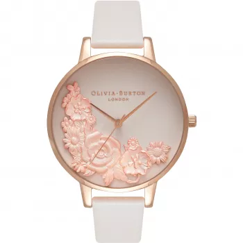 Olivia Burton Wonderland Sieviešu Rožu zelta pulkstenis OB16FS85