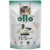 Ollo Kaķu paciņa Nr. 2 Pīle 85 g - pilnvērtīga mitrā barība mērcē